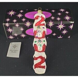 Christopher Radko "Millennium Magic" New Years 2000 Ornament w/Tag & Box